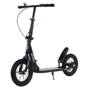 12' big wheels Scooter for kids low deck rear wheel dual braking system steel frame