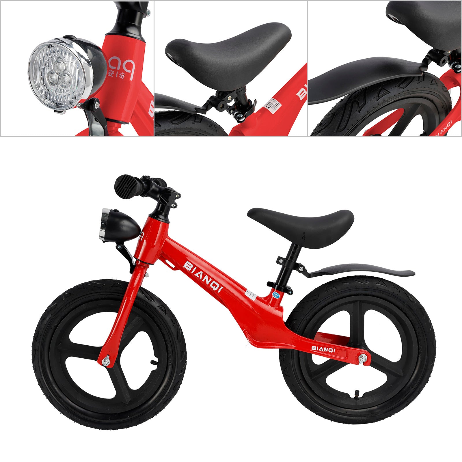 2-6 Arrival 14 inch Baby Balance Bike Bicycle Toys Adjustable Seat Magnesium Alloy Orange