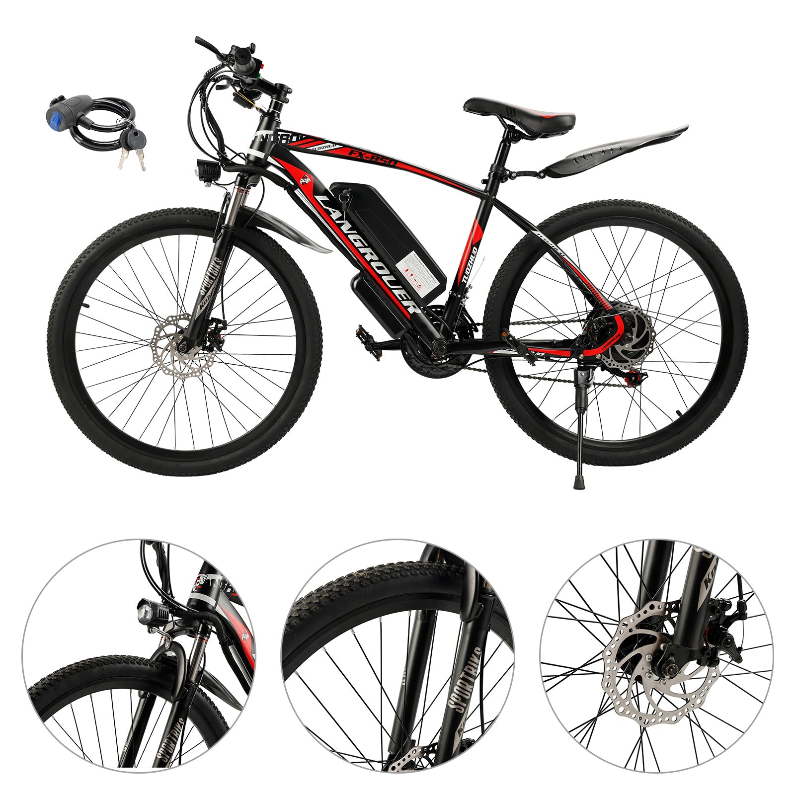 48V 10AH 500W 21 speed 26 inches electric mountain bike for Adult MTB Bicycle E-bike