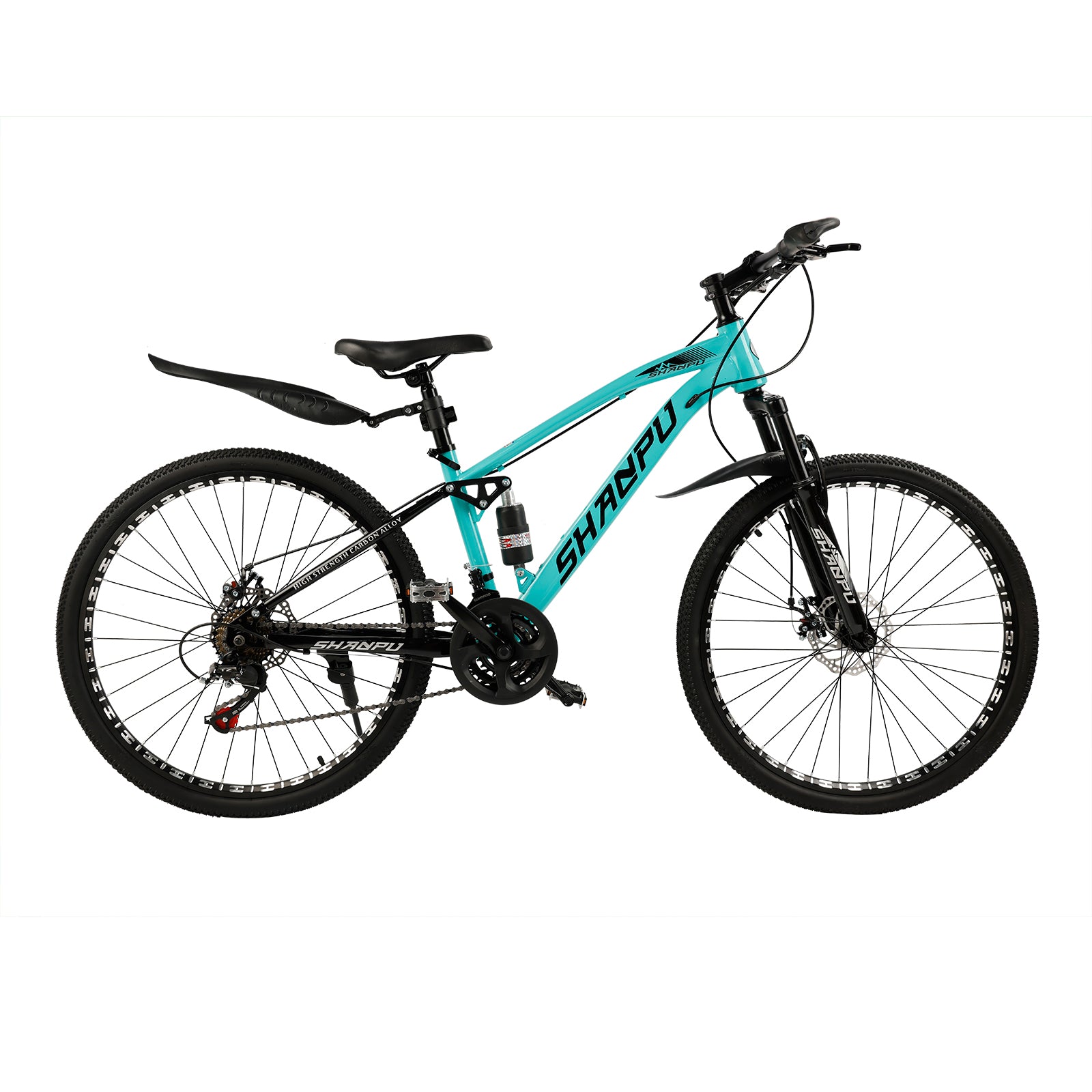 21 speed 26 inches Mountain Bike Full Suspension Unisex for adults MTB