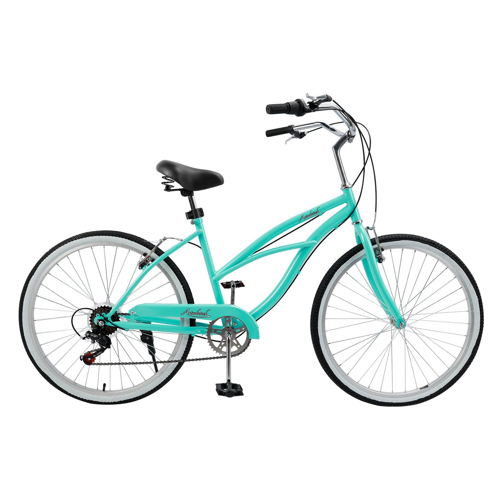 Urban Lady Girl's Bicycle Women's Beach Cruiser Bike 26 Inches 7 Speed