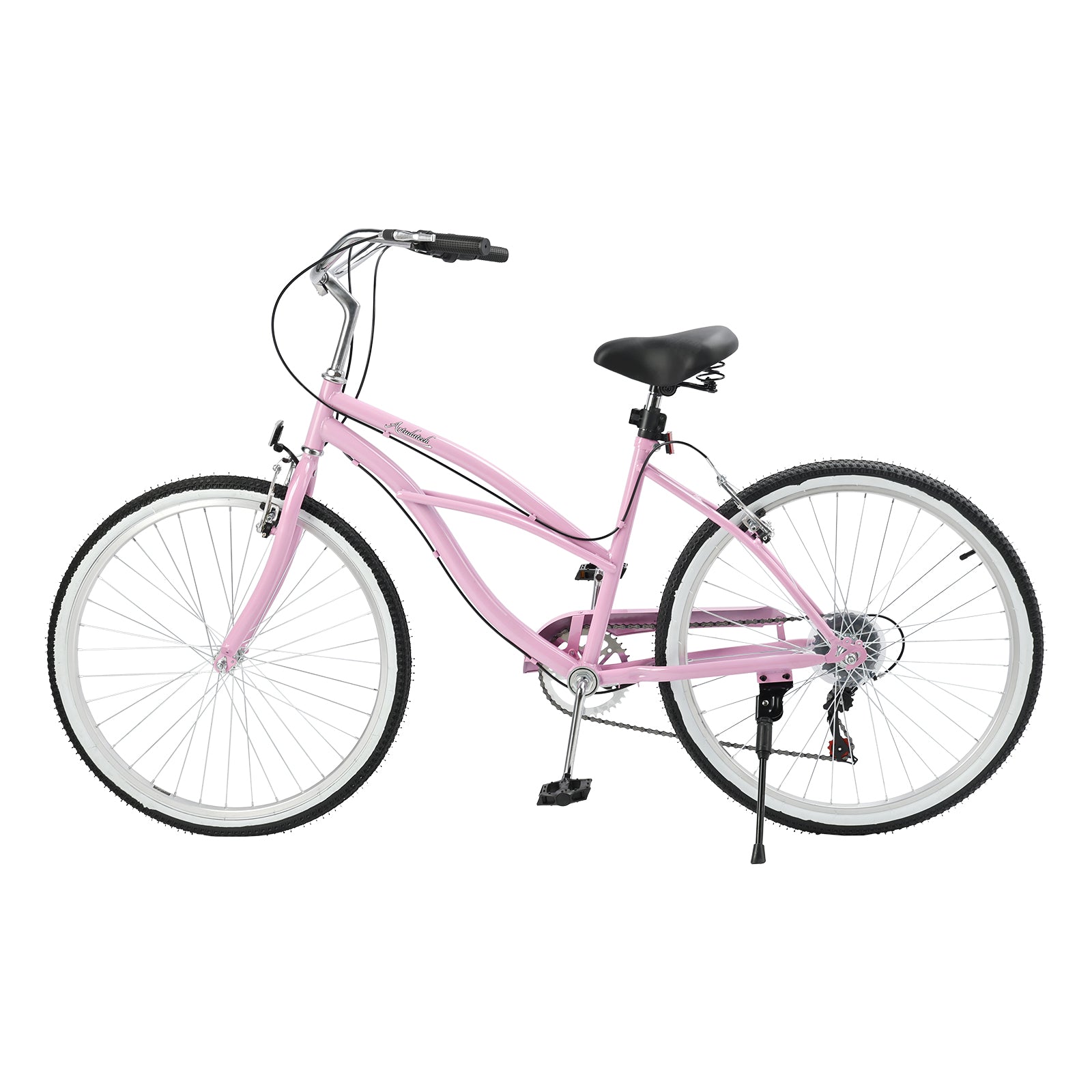 Urban Lady Girl's Bicycle Women's Beach Cruiser Bike 26 Inches 7 Speed