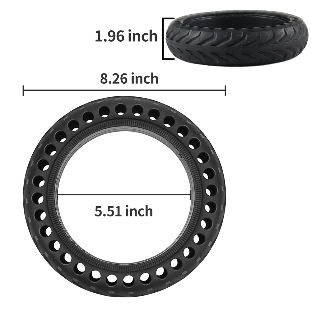 2Pcs 8 inch solid Electric Scooters Tires W/3 Tools For Xiaomi m365 gotrax gxl/XR Generic