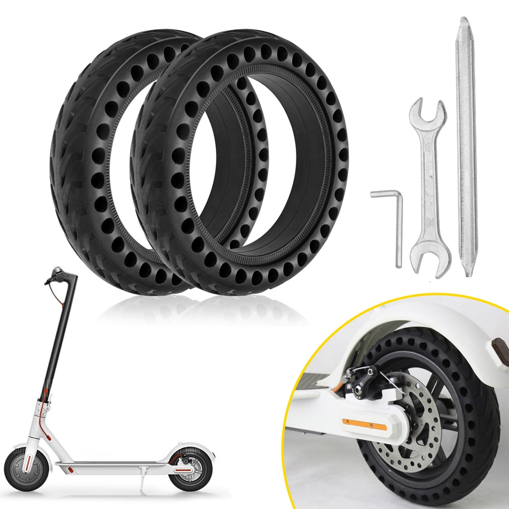 2Pcs 8 inch solid Electric Scooters Tires W/3 Tools For Xiaomi m365 gotrax gxl/XR Generic