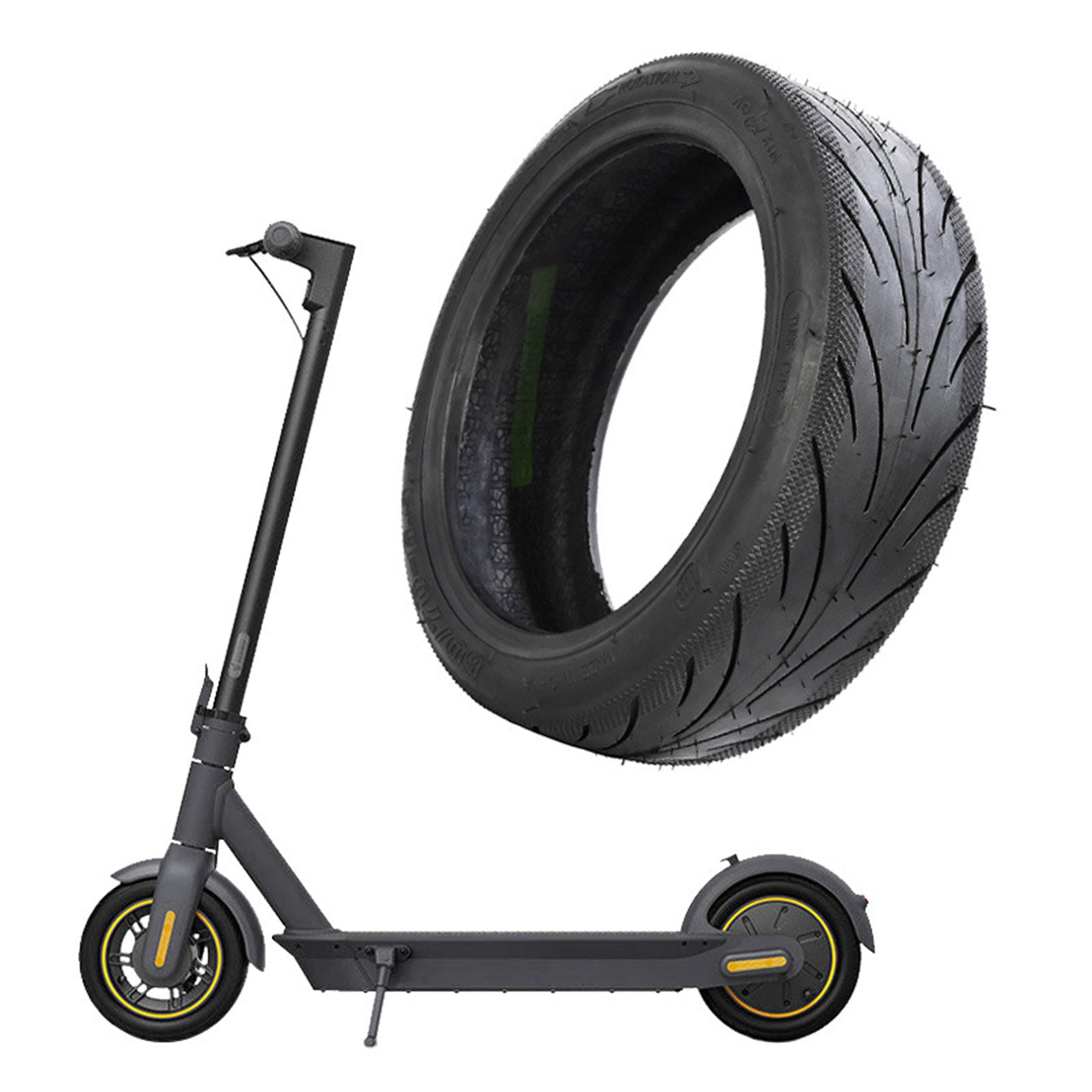 Ninebot Max G30 scooter Rubber tire Change the spare tire for scooter Black