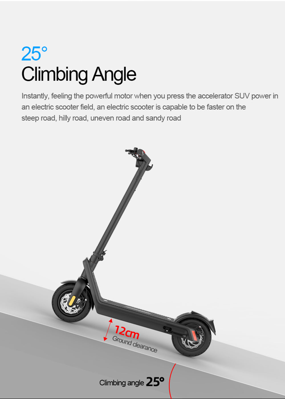 500W 36V Electric Scooter for Adult Foldable Long Battery life 40KM/H