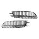 Audi A6 4G C7 2012-2015 2PCS Front Fog Light Cover Bezel Bumper Grille