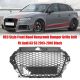 2013-2016 Audi A3 S3 Black RS3 Style Front Hood Henycomb Bumper Grille Grill