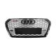 2017-2018 Audi A4/S4 Black Honeycomb RS4 Style Mesh Hex Grill Replacement Generic