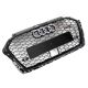 2017-2019 Audi A3 S3 Honeycomb Front Grille RS3 Style With ACC Gloss Black Generic