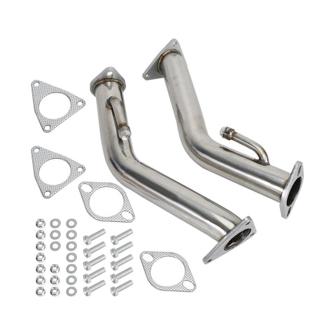 2008-2013 Infiniti G37 3.7L V6 (Coupe and Sedan) 2.5" Test Pipes Exhaust DownPipe