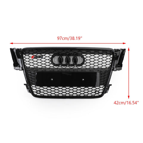 2008-2012 AUDI A5 S5 B8 Honeycomb RS5 Style Hood Sport mesh Grille Grill Generic